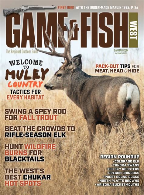 game and fish west magazine.